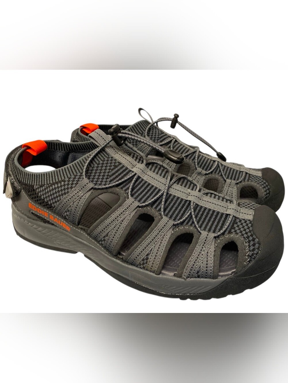 Eddie Bauer Yesler Mens Sandals Size 8M Gray Trail Water Hiking Shoes